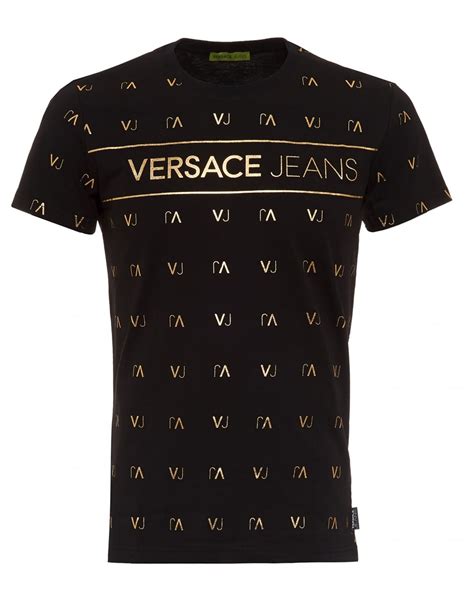 versace t shirt em|versace denim shirt.